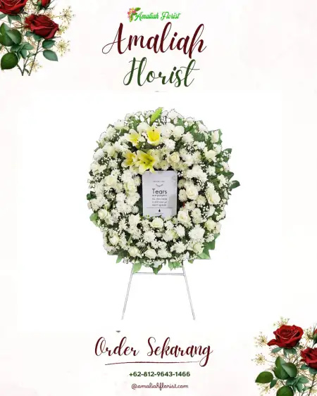 Krans Bunga Duka Pondok Kacang Barat